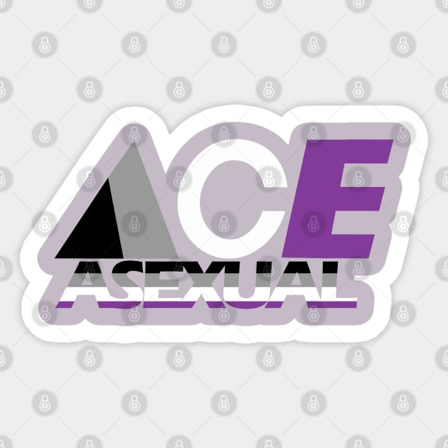 Asexual Pride Sticker by FleurDeLou